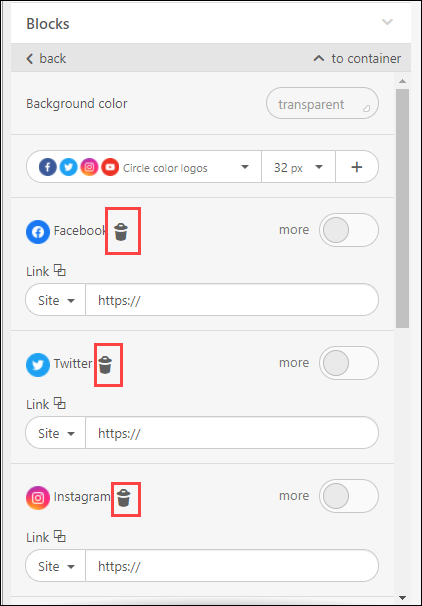 httpsdownloadsintercomcdncomio26868554719eb5effedab80801d12d528workingwithsocialmediablocksettings-deleteoptionpng.png